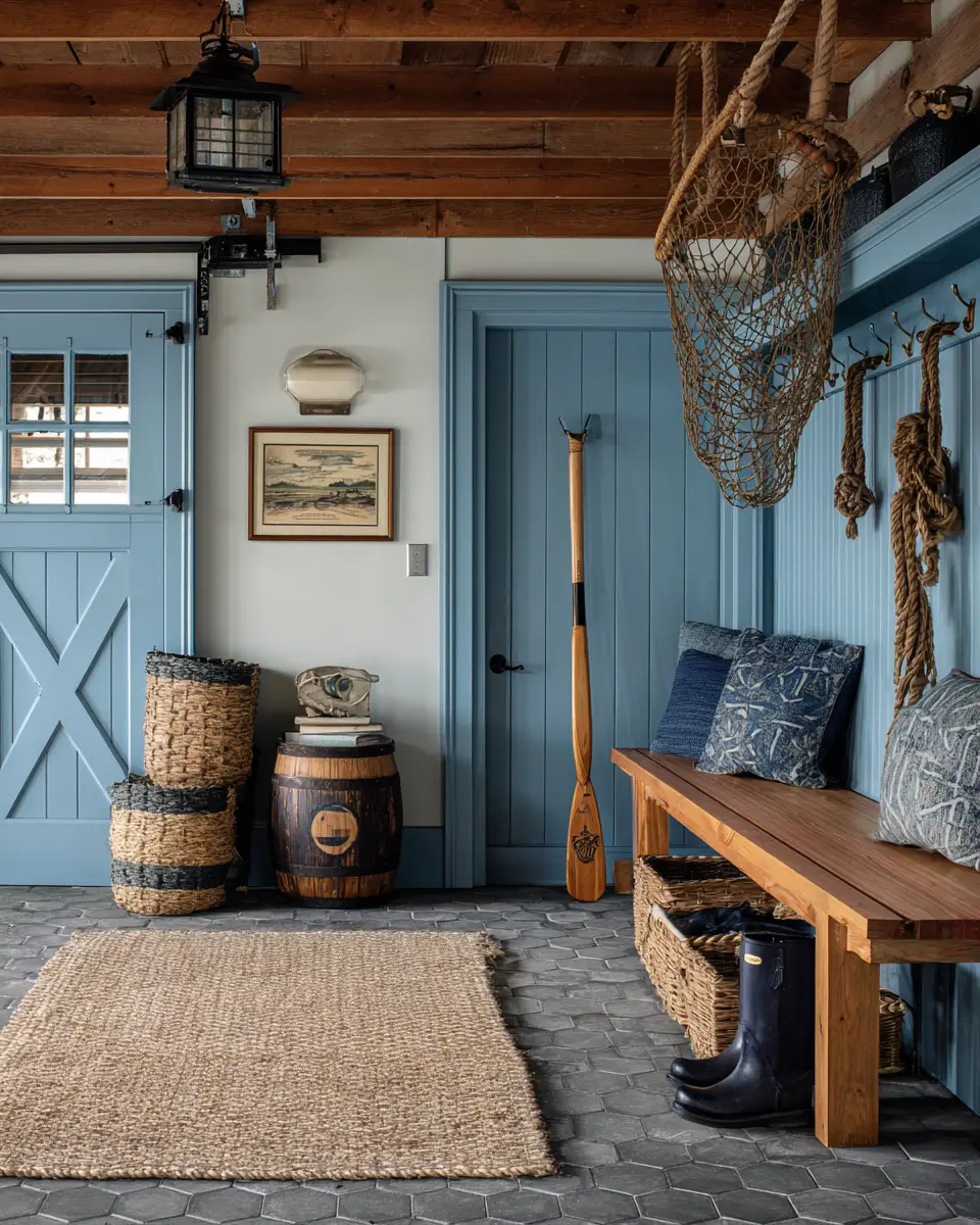 Blue Traditional Garage Decor Ideas