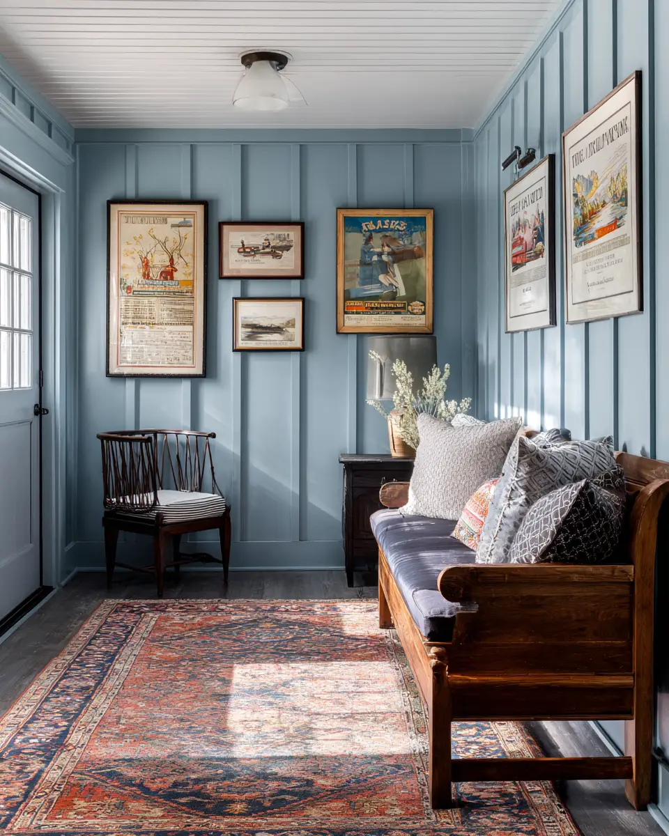 Blue Traditional Garage Decor Ideas