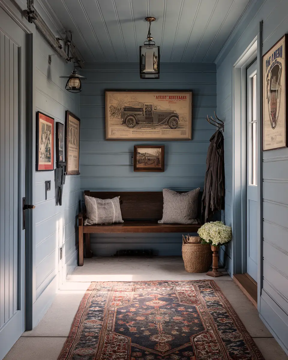 Blue Traditional Garage Decor Ideas