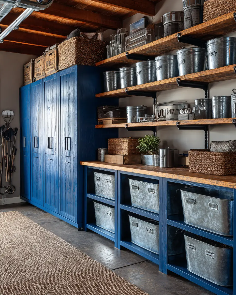Blue Traditional Garage Decor Ideas