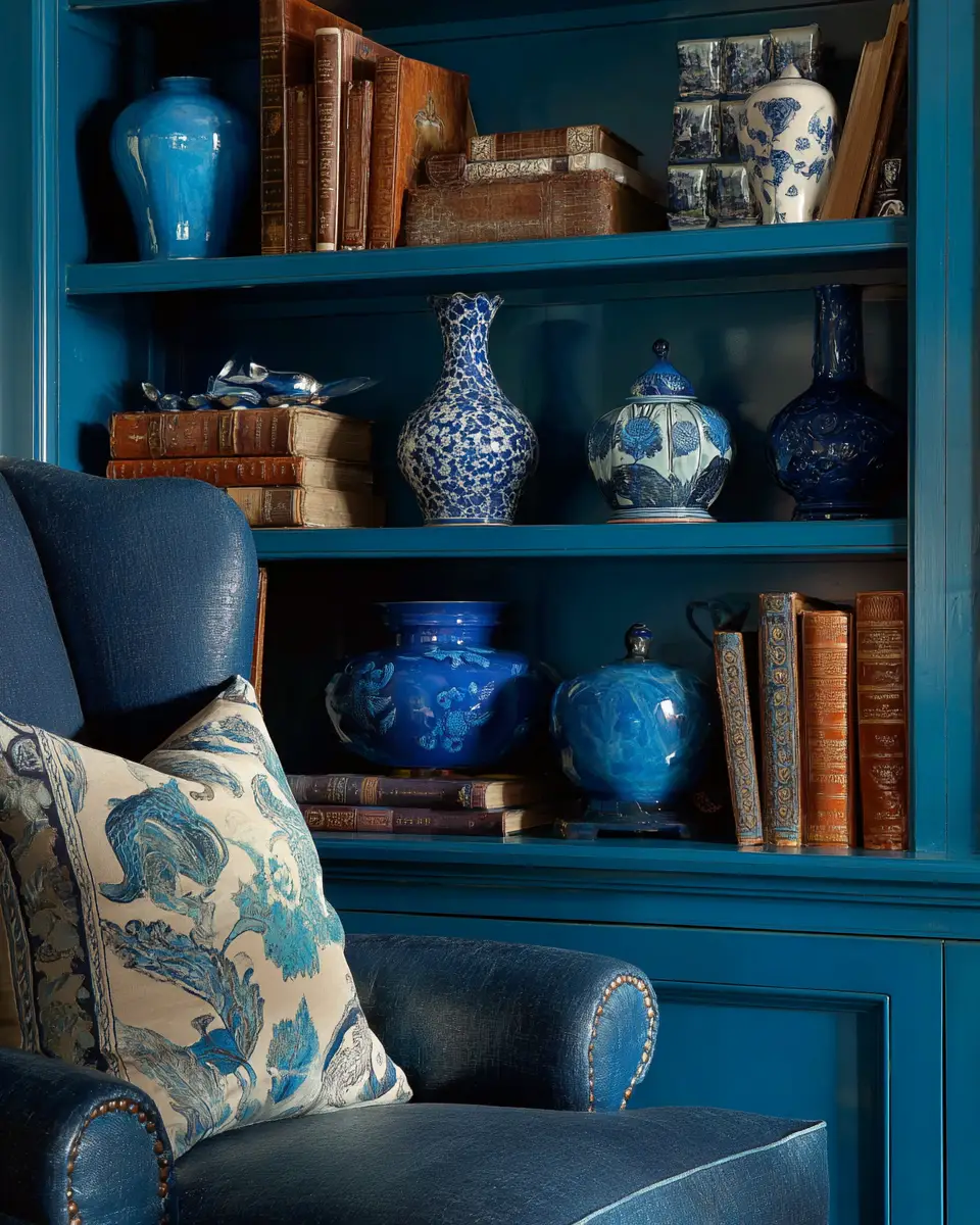 Blue Traditional Living Room Decor Ideas