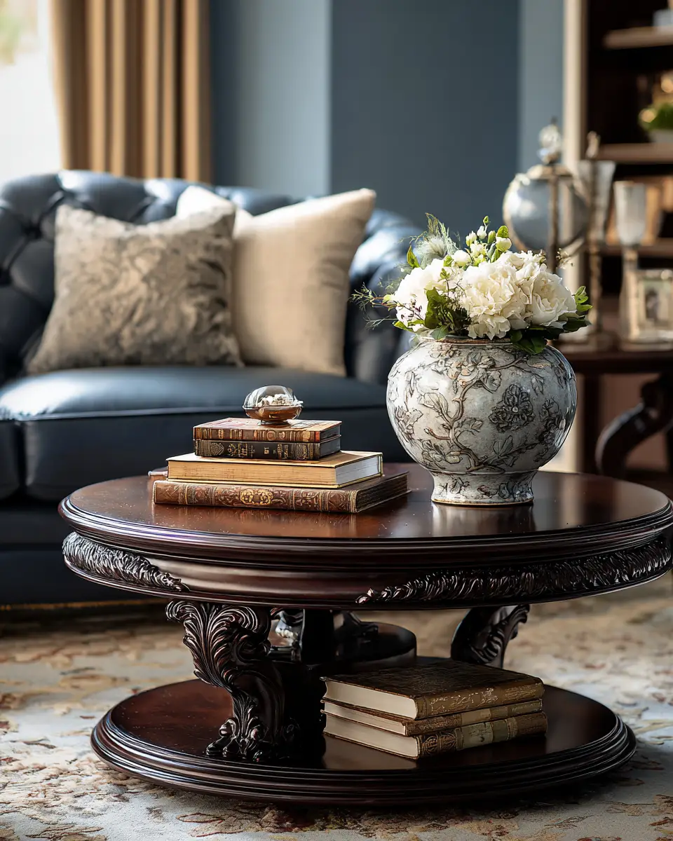 Blue Traditional Living Room Decor Ideas