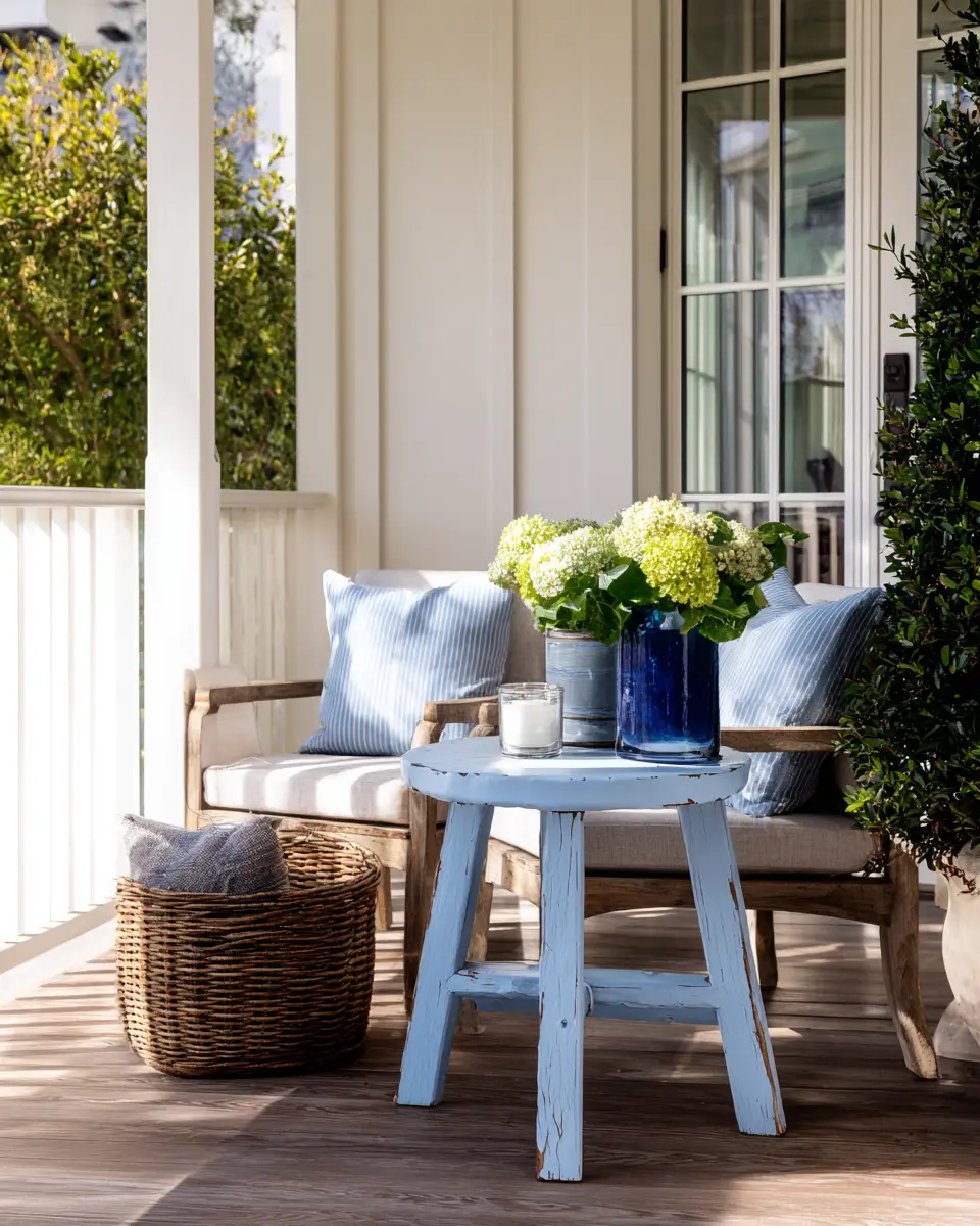 Blue Traditional Porch Decor Ideas