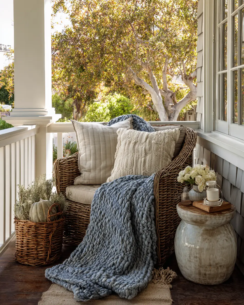 Blue Traditional Porch Decor Ideas