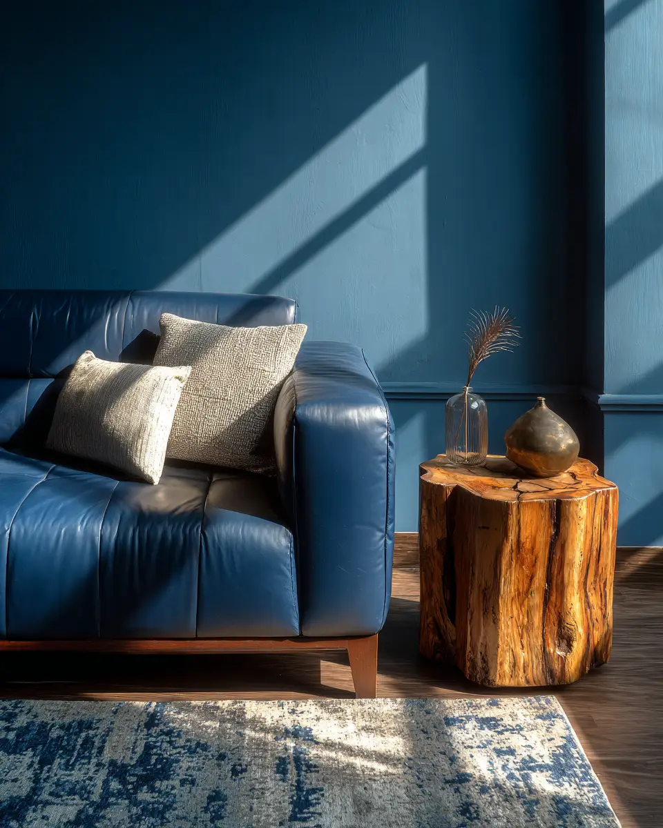 Blue Vintage Living Room Decor Ideas