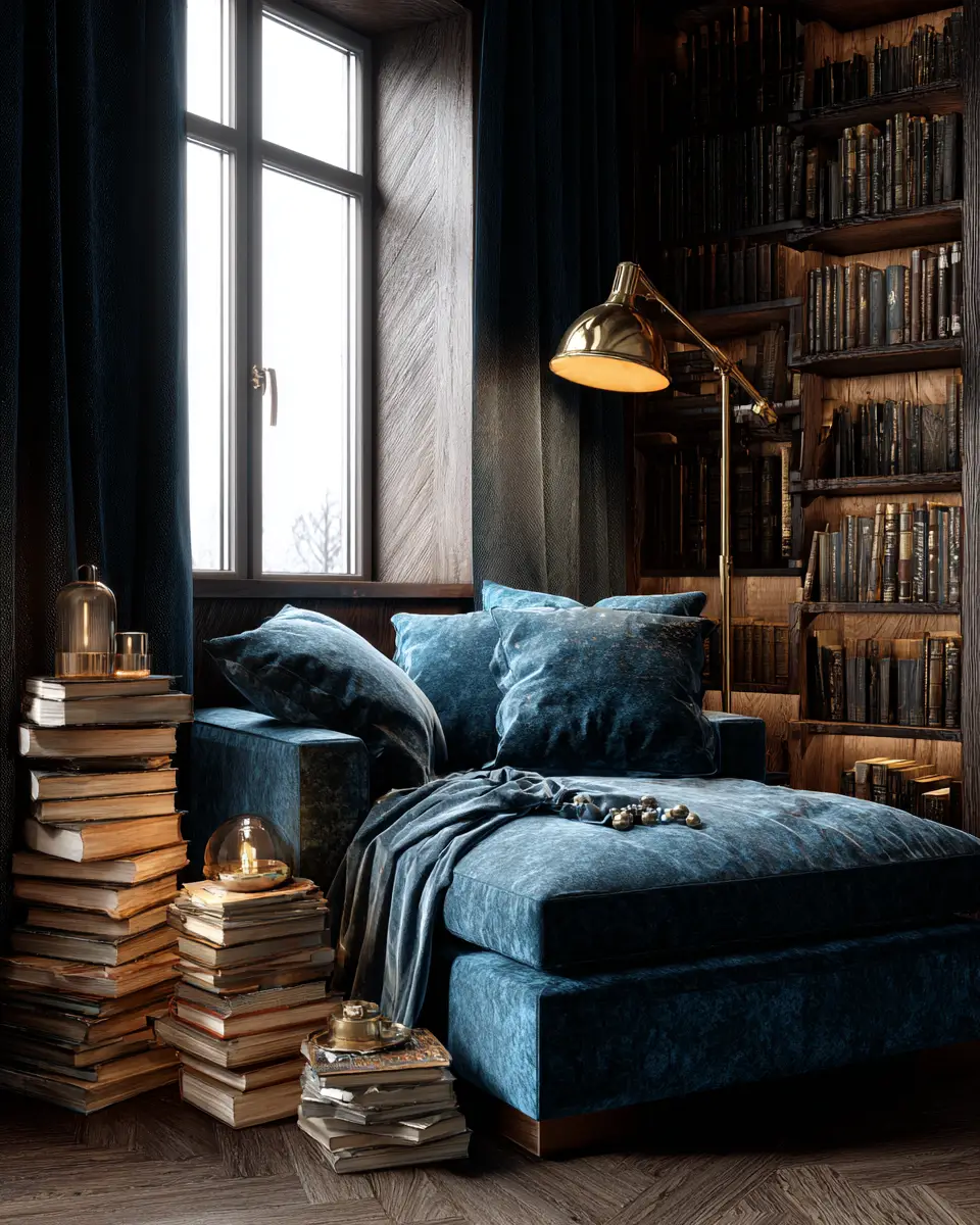 Blue Vintage Living Room Decor Ideas