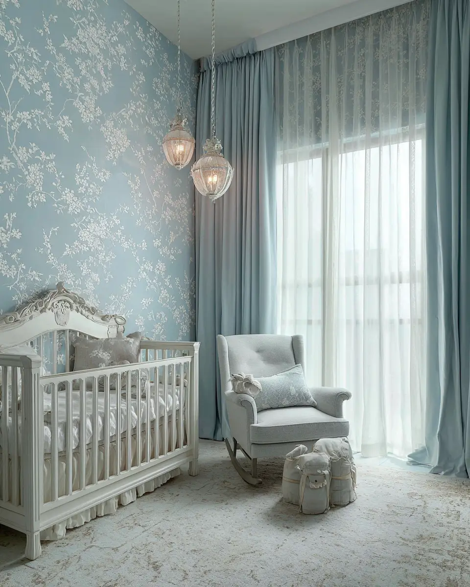 Blue Vintage Nursery Decor Ideas