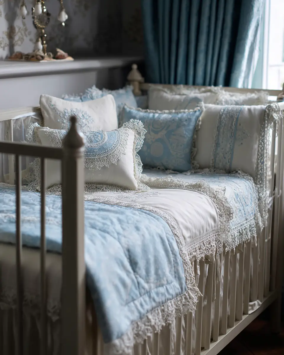 Blue Vintage Nursery Decor Ideas