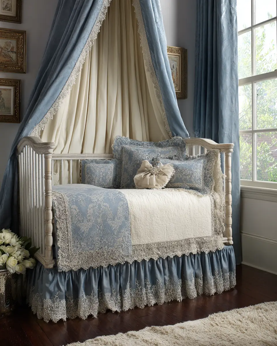 Blue Vintage Nursery Decor Ideas