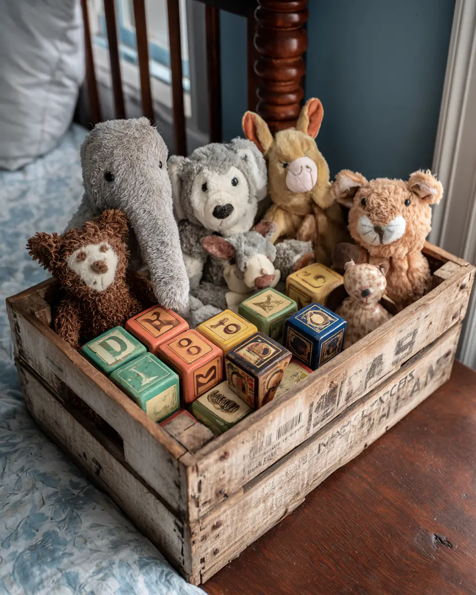 Blue Vintage Nursery Decor Ideas