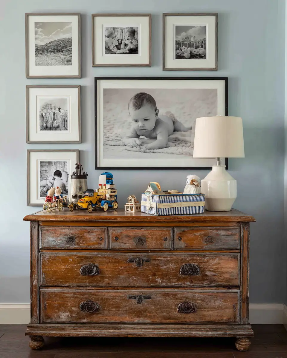 Blue Vintage Nursery Decor Ideas