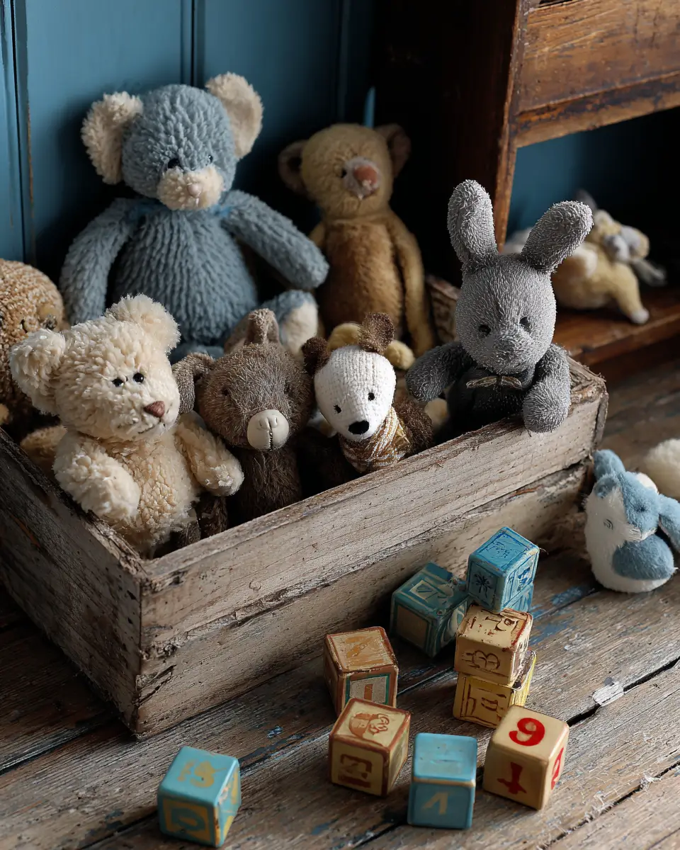 Blue Vintage Nursery Decor Ideas