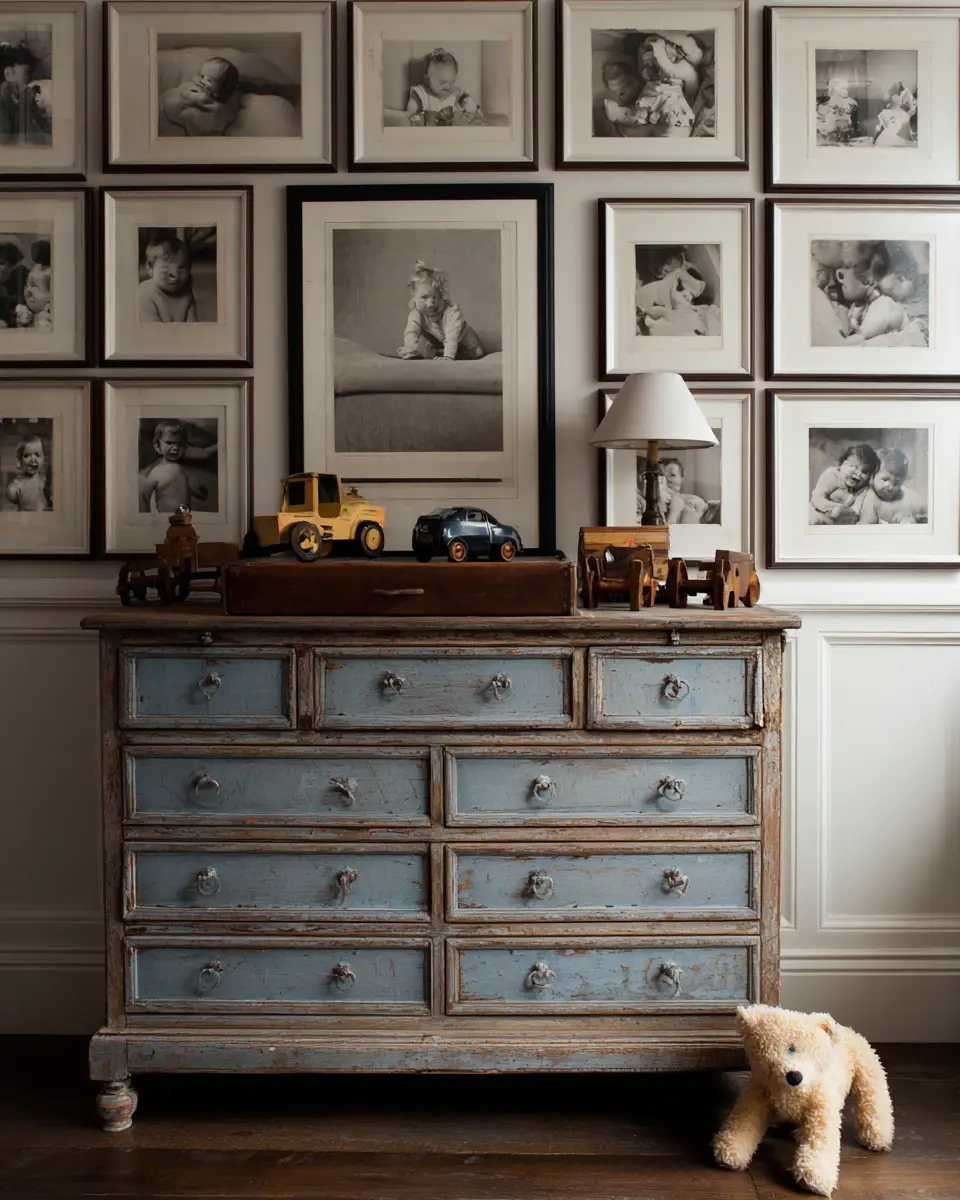 Blue Vintage Nursery Decor Ideas