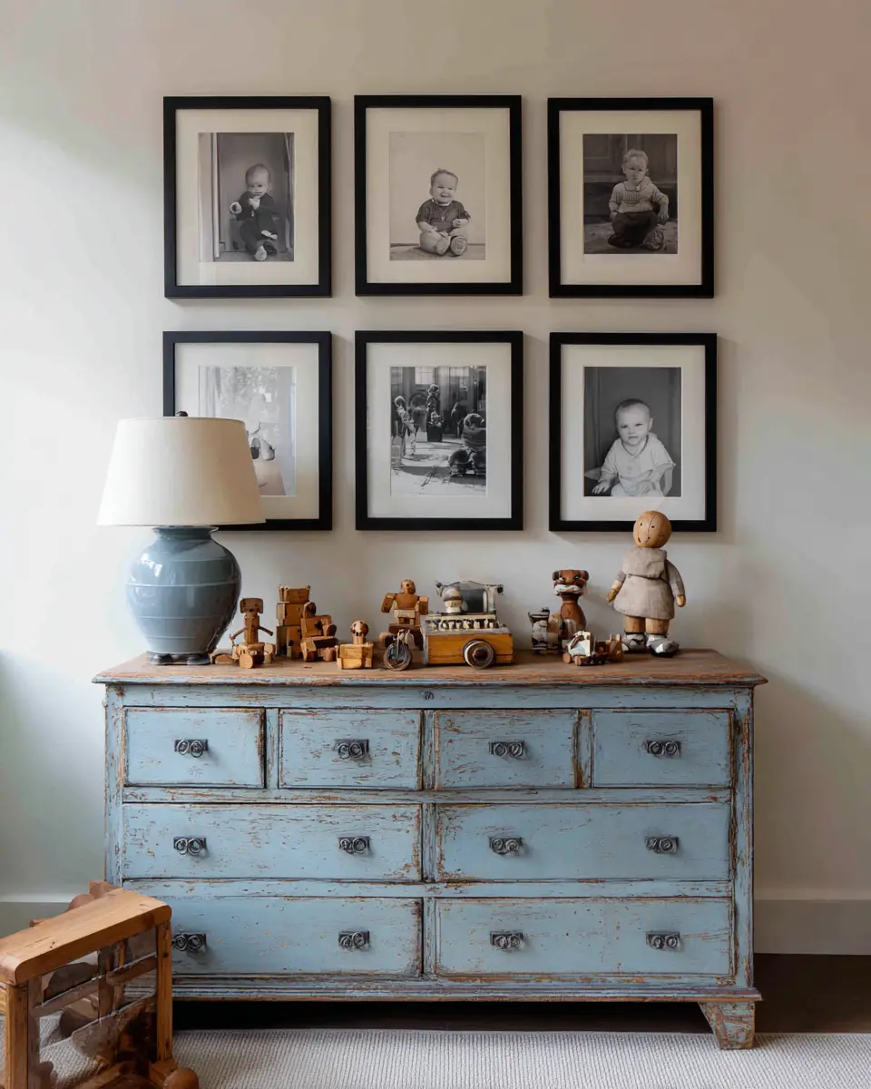 Blue Vintage Nursery Decor Ideas