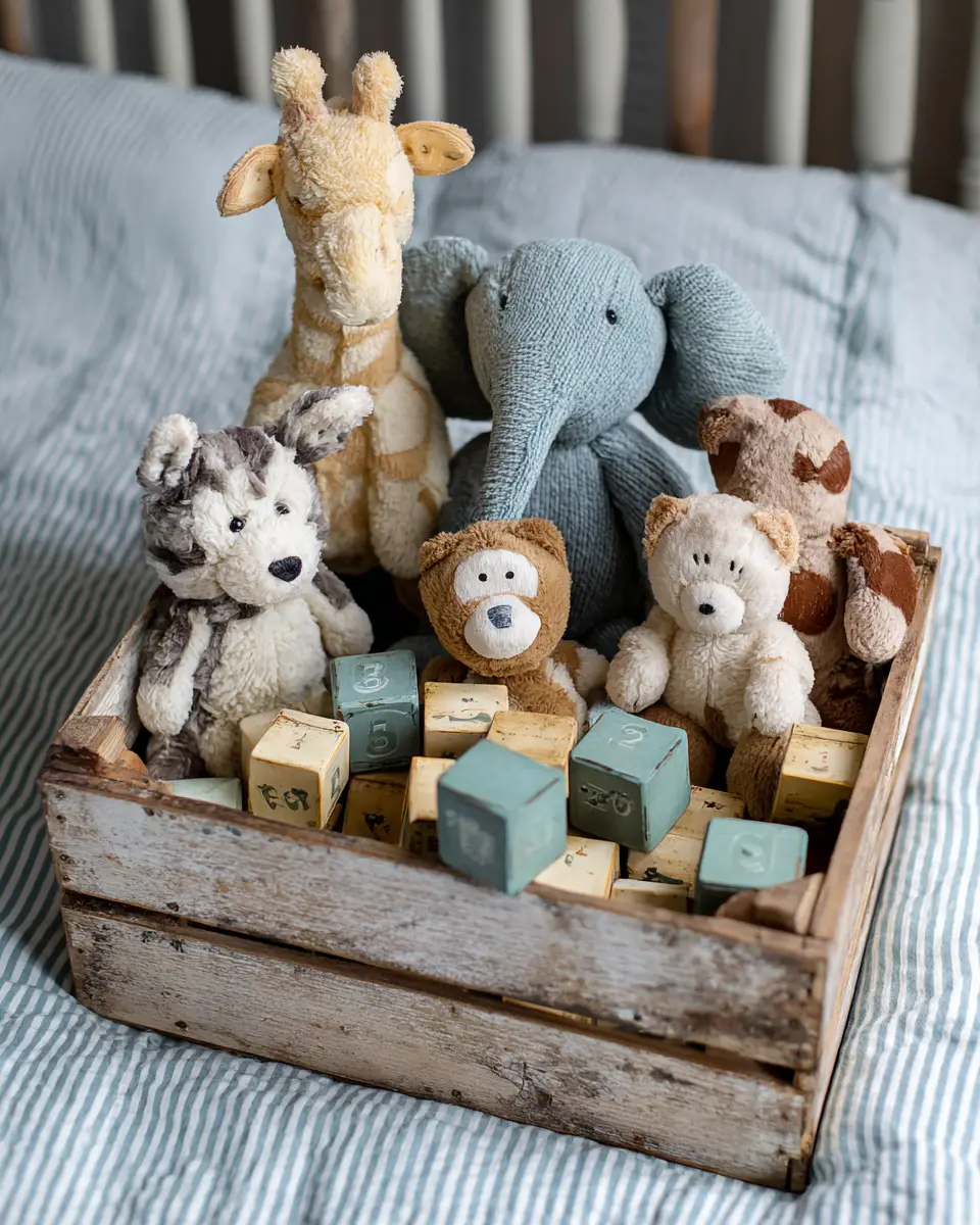 Blue Vintage Nursery Decor Ideas