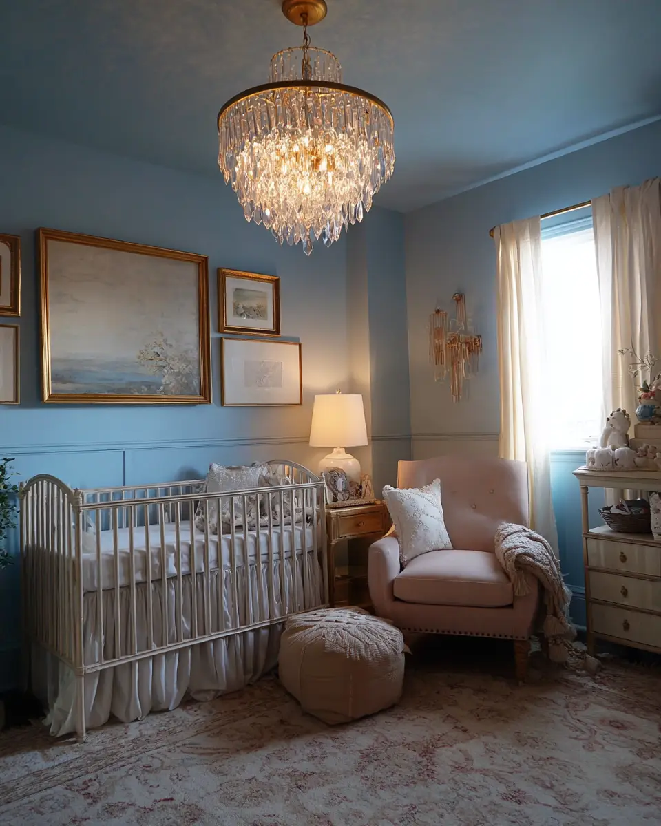 Blue Vintage Nursery Decor Ideas