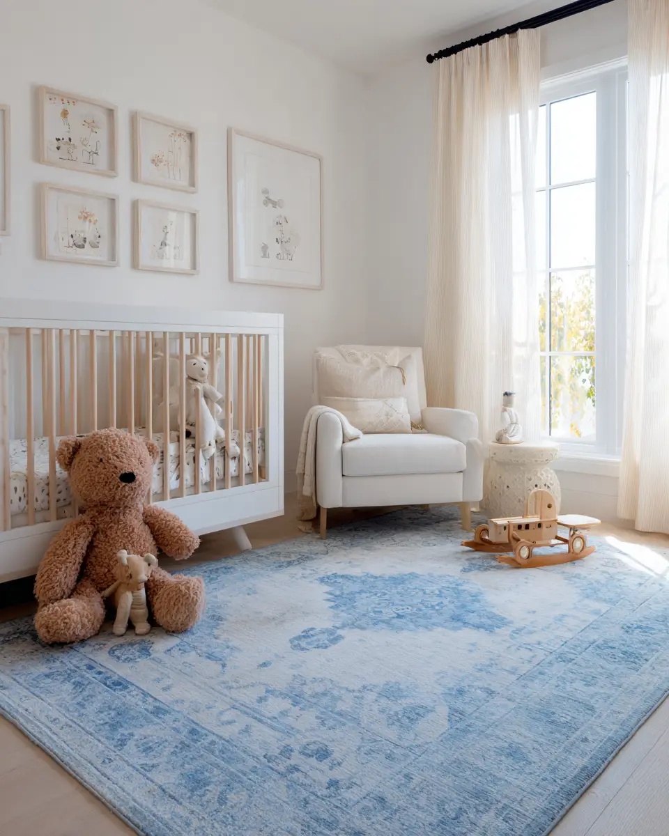 Blue Vintage Nursery Decor Ideas
