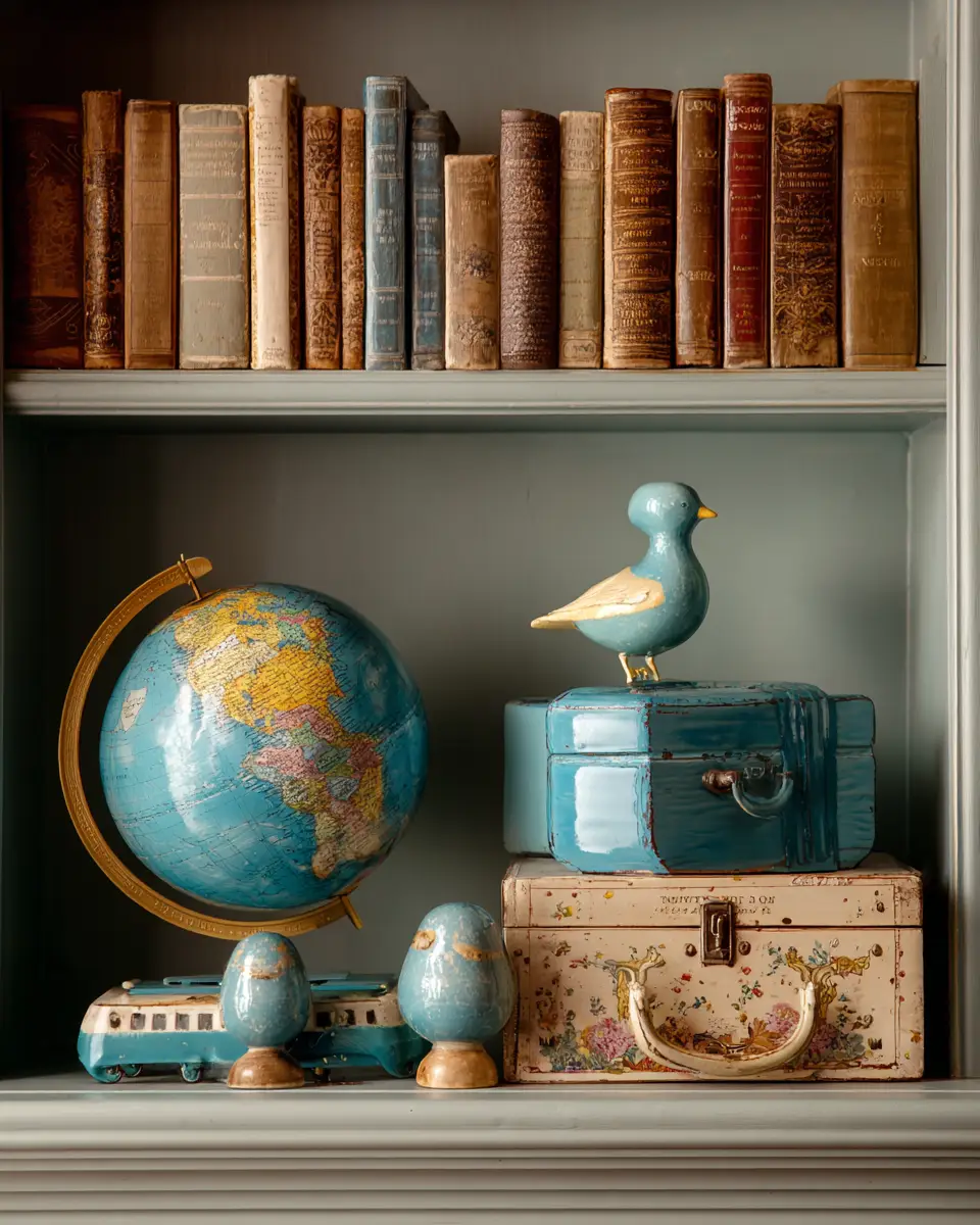 Blue Vintage Nursery Decor Ideas