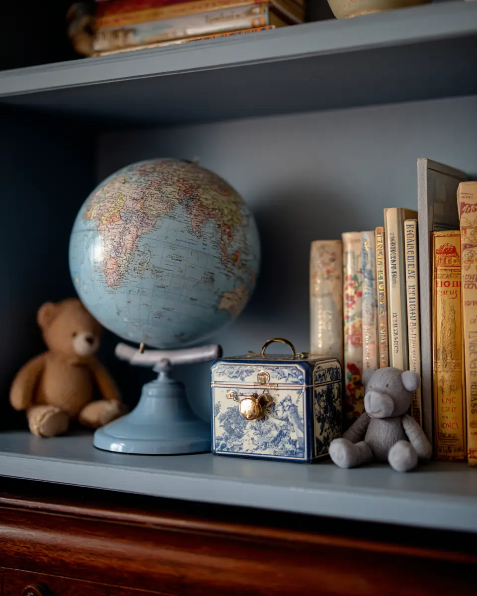 Blue Vintage Nursery Decor Ideas