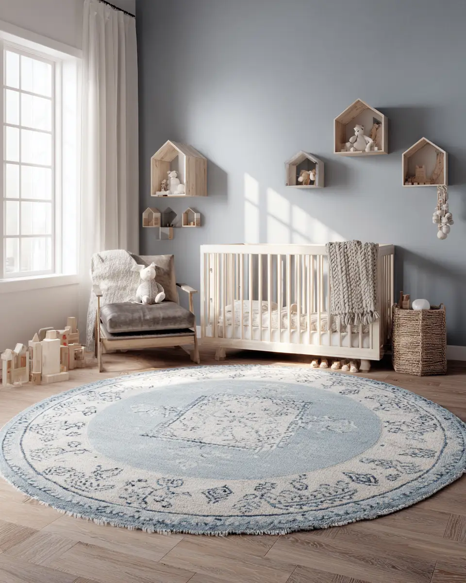 Blue Vintage Nursery Decor Ideas