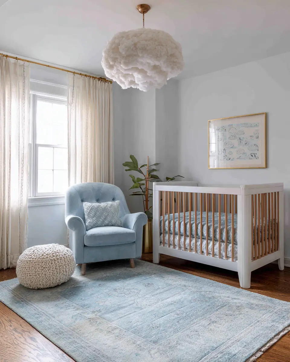 Blue Vintage Nursery Decor Ideas