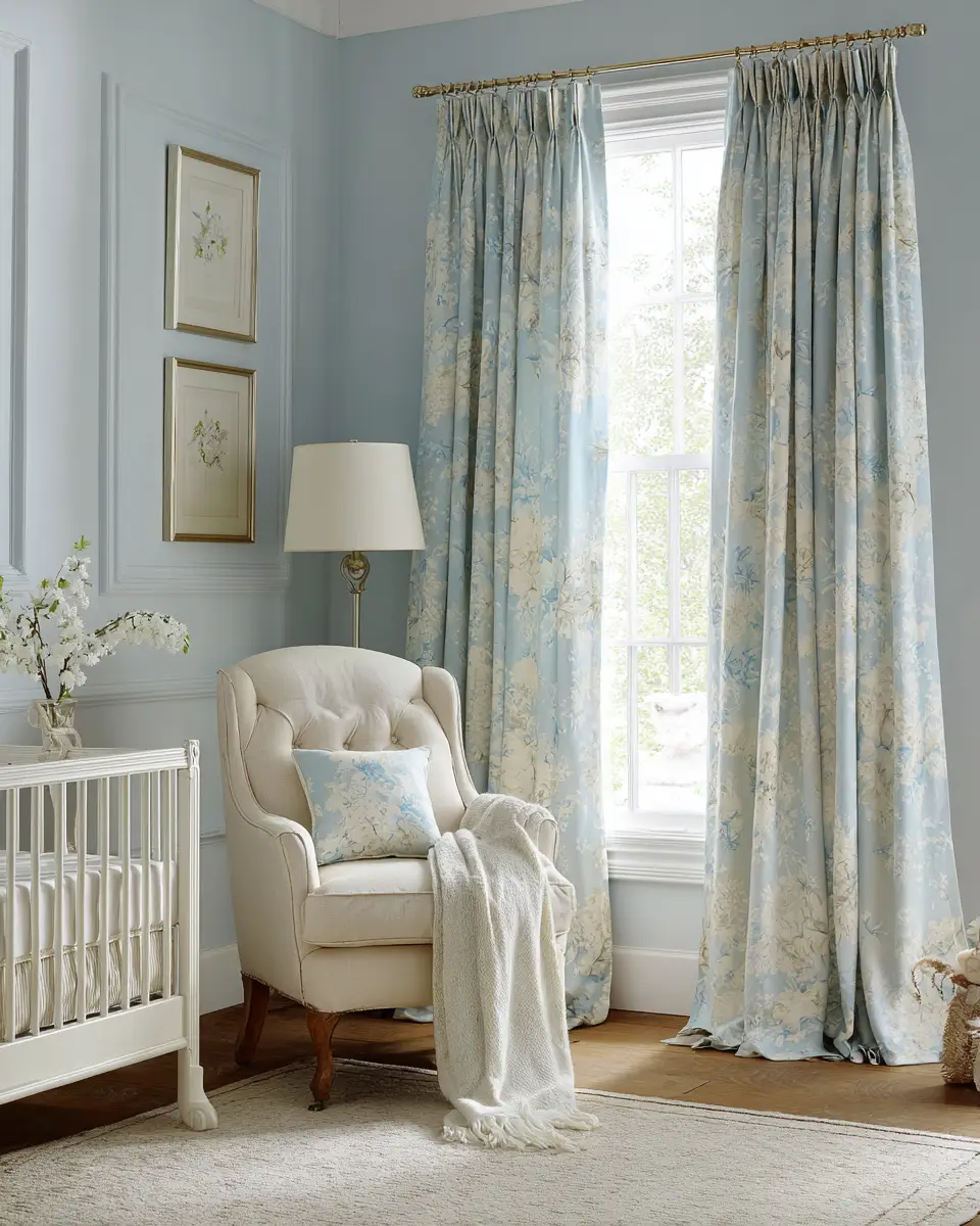 Blue Vintage Nursery Decor Ideas