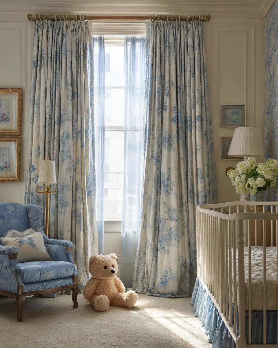 Blue Vintage Nursery Decor Ideas