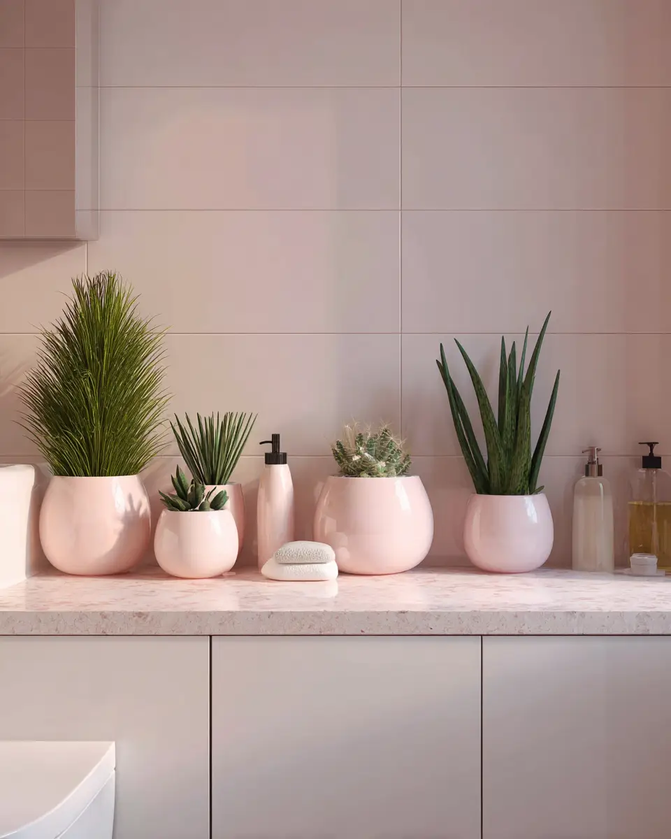 Blush Bathroom Decor Ideas