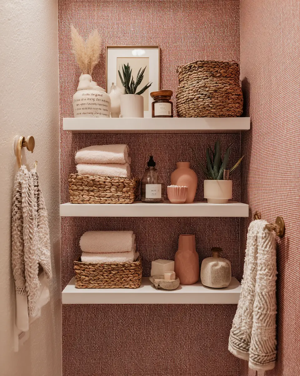 Blush Bathroom Decor Ideas