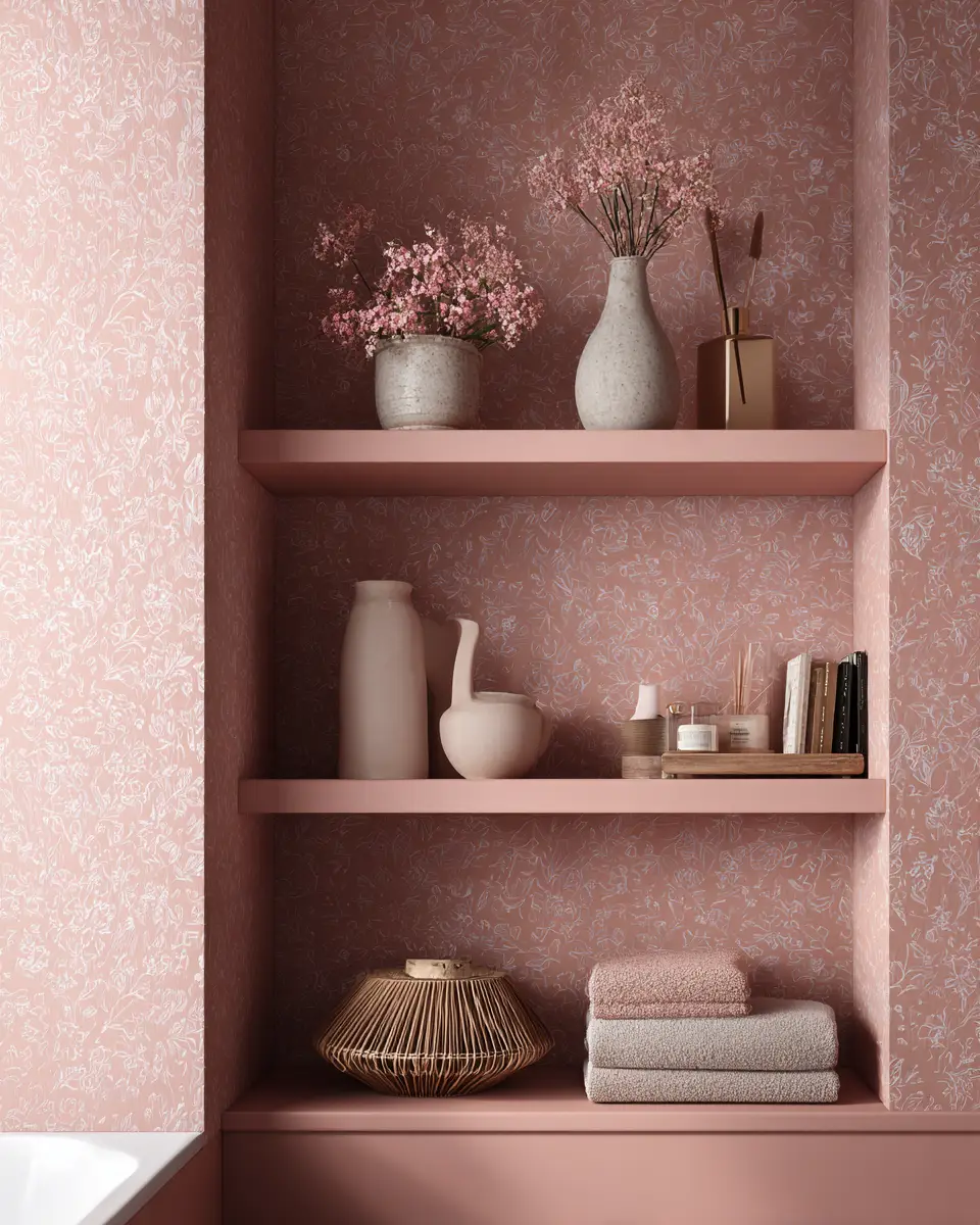 Blush Bathroom Decor Ideas