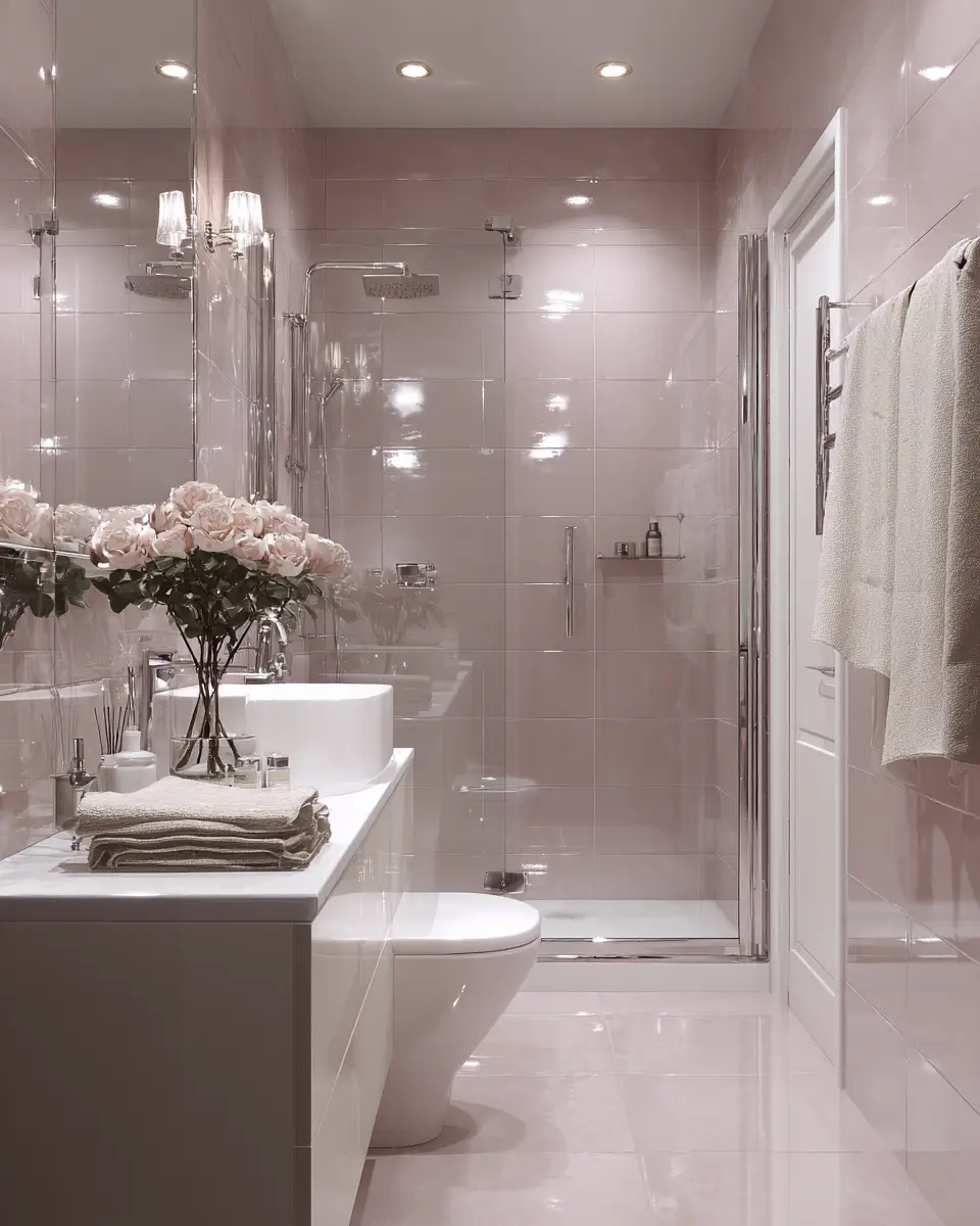 Blush Bathroom Decor Ideas