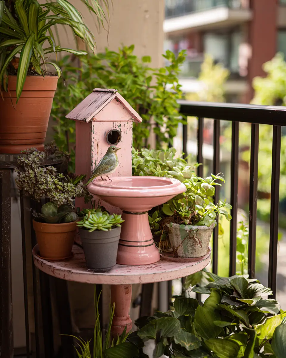Blush Pink Balcony Decor Ideas - Featured