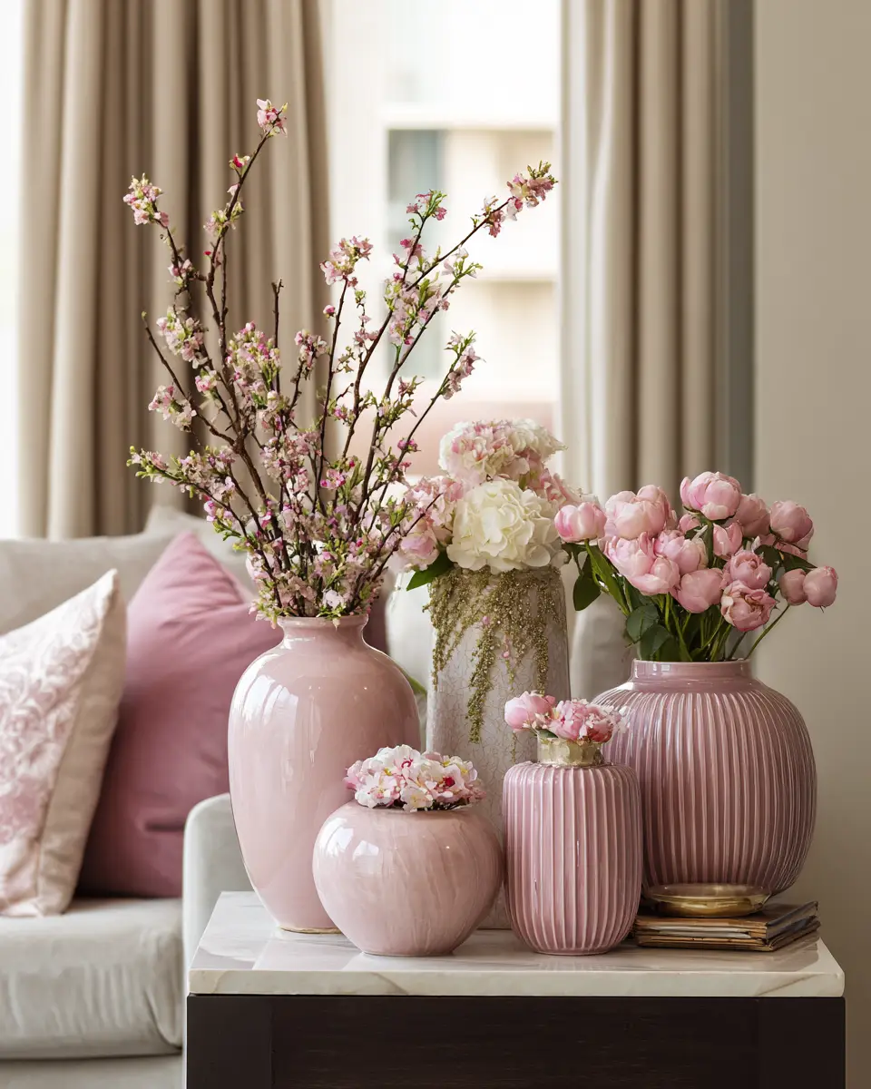 Blush Pink Balcony Decor Ideas