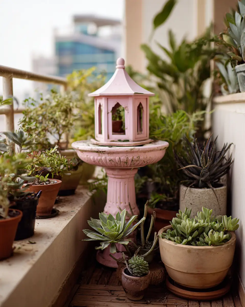 Blush Pink Balcony Decor Ideas