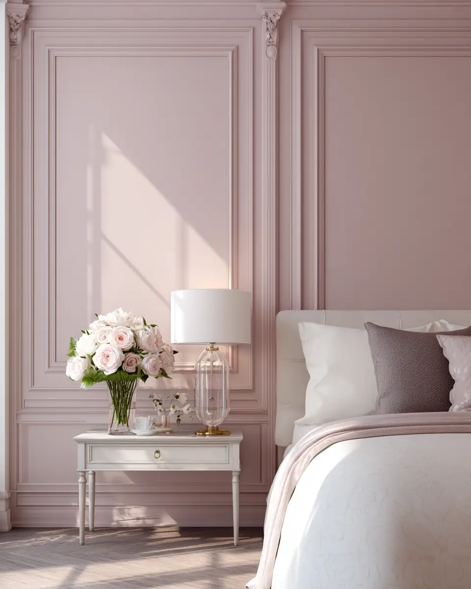 Blush Pink Classic Bedroom Decor Ideas