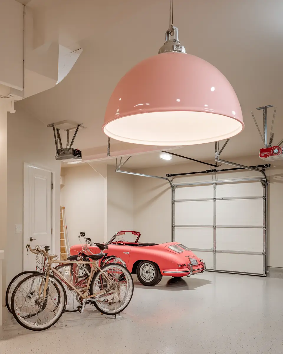 Blush Pink Classic Garage Decor Ideas