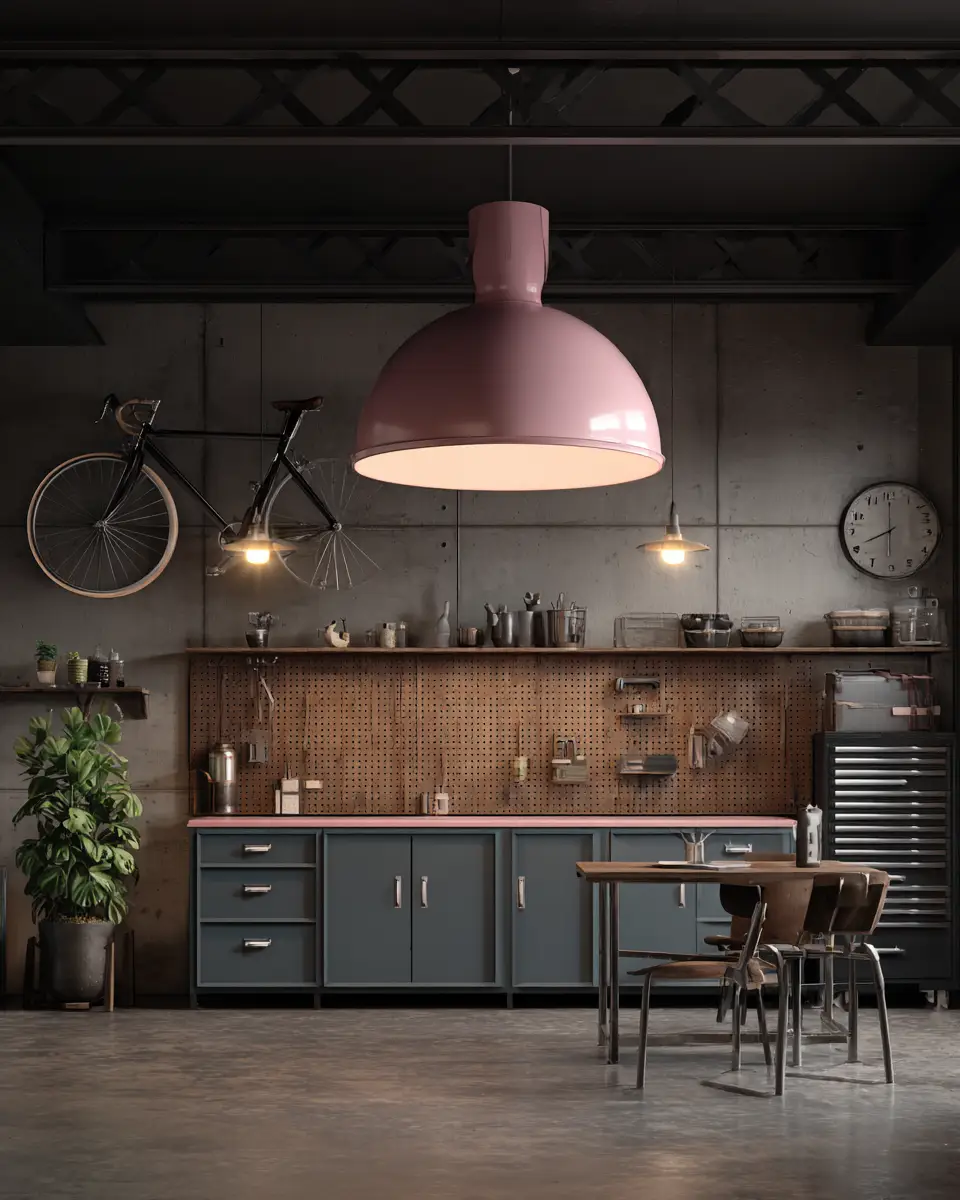 Blush Pink Classic Garage Decor Ideas