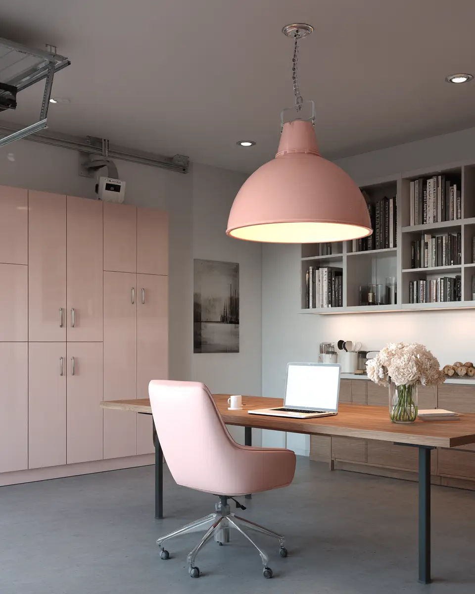 Blush Pink Classic Garage Decor Ideas
