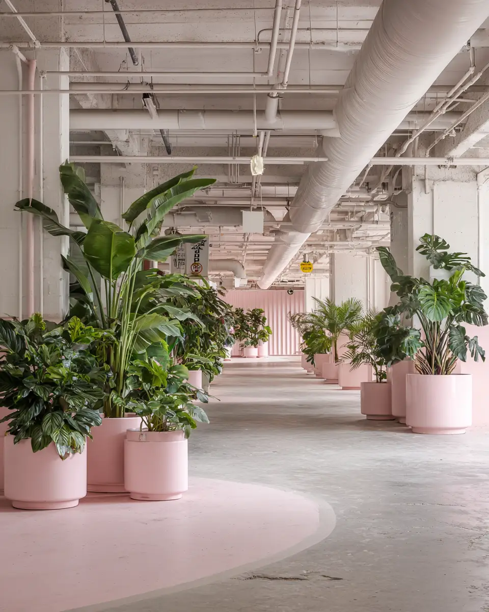 Blush Pink Classic Garage Decor Ideas