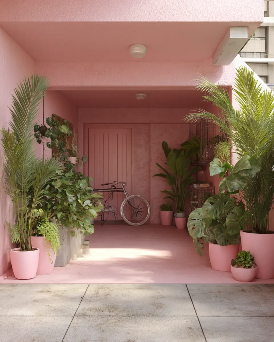 Blush Pink Classic Garage Decor Ideas