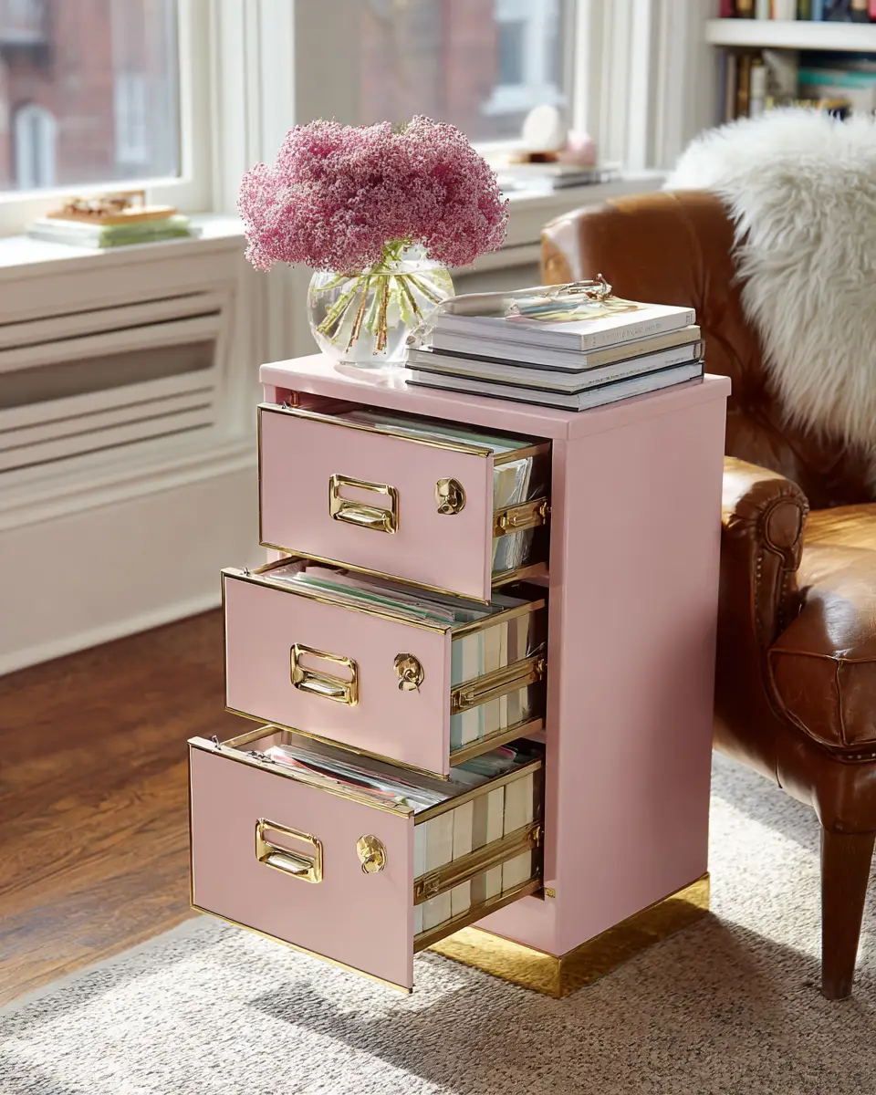 Blush Pink Classic Home Office Decor Ideas