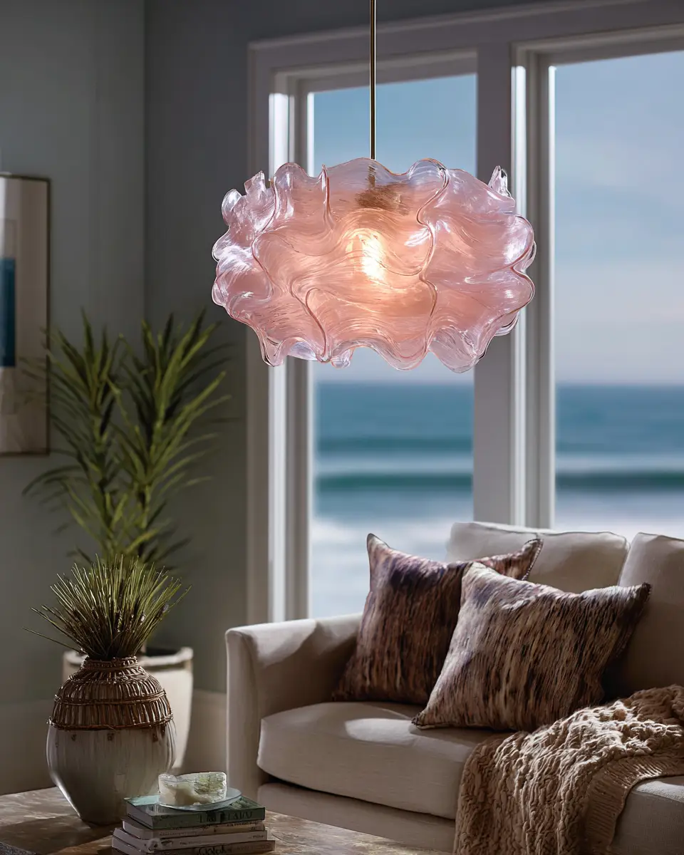 Blush Pink Coastal Entryway Decor Ideas