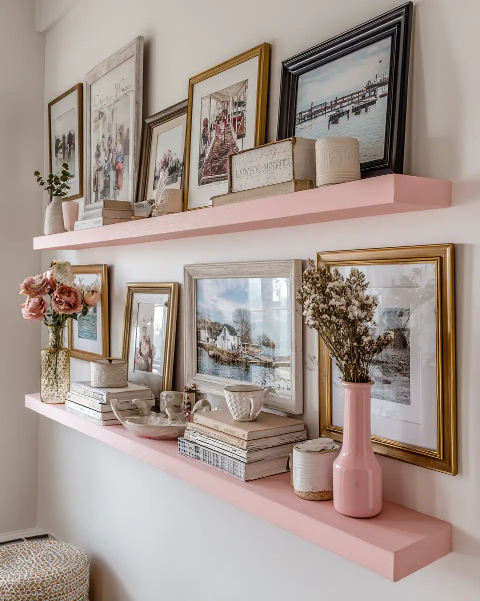 Blush Pink Farmhouse Entryway Decor Ideas