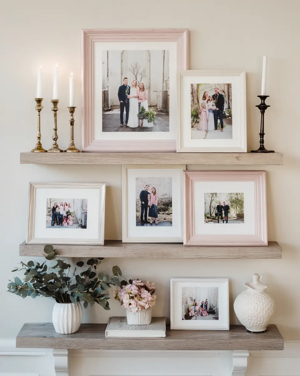 Blush Pink Farmhouse Entryway Decor Ideas