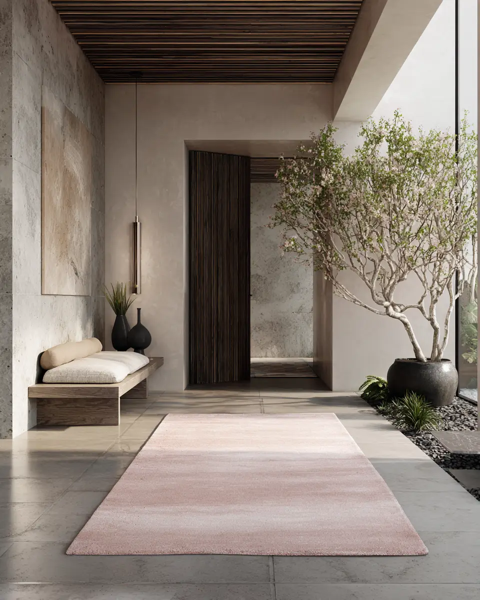 Blush Pink Minimalist Entryway Decor Ideas