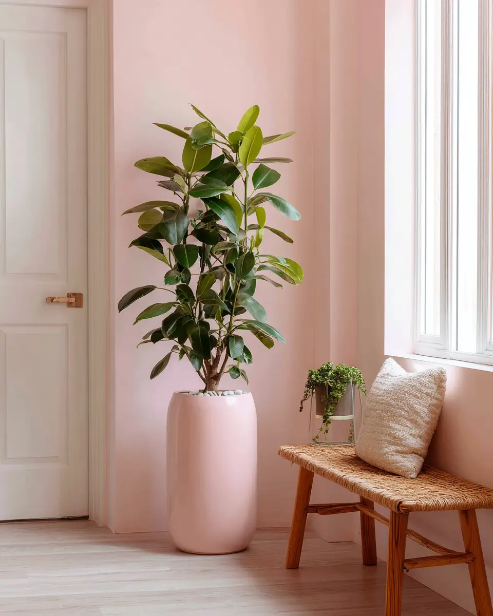 Blush Pink Minimalist Entryway Decor Ideas
