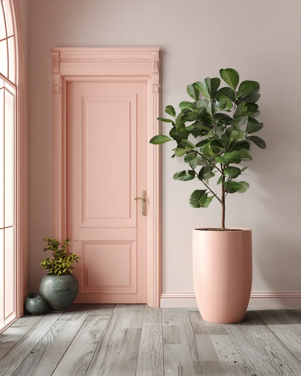 Blush Pink Minimalist Entryway Decor Ideas