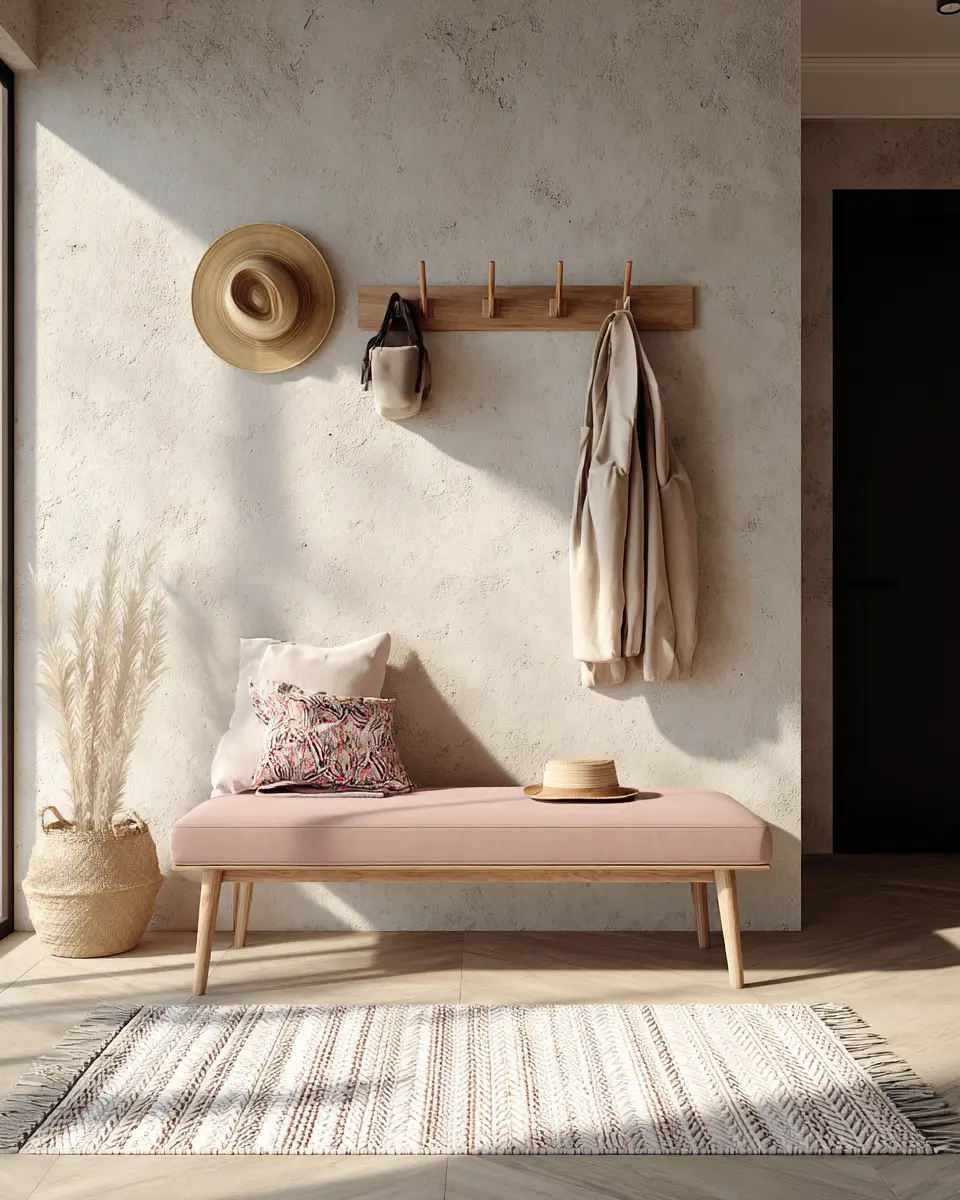 Blush Pink Minimalist Entryway Decor Ideas