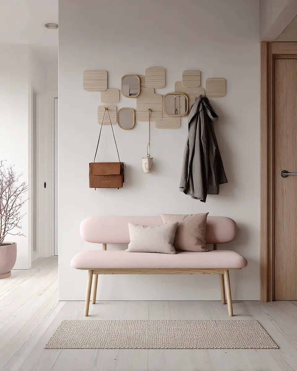 Blush Pink Minimalist Entryway Decor Ideas