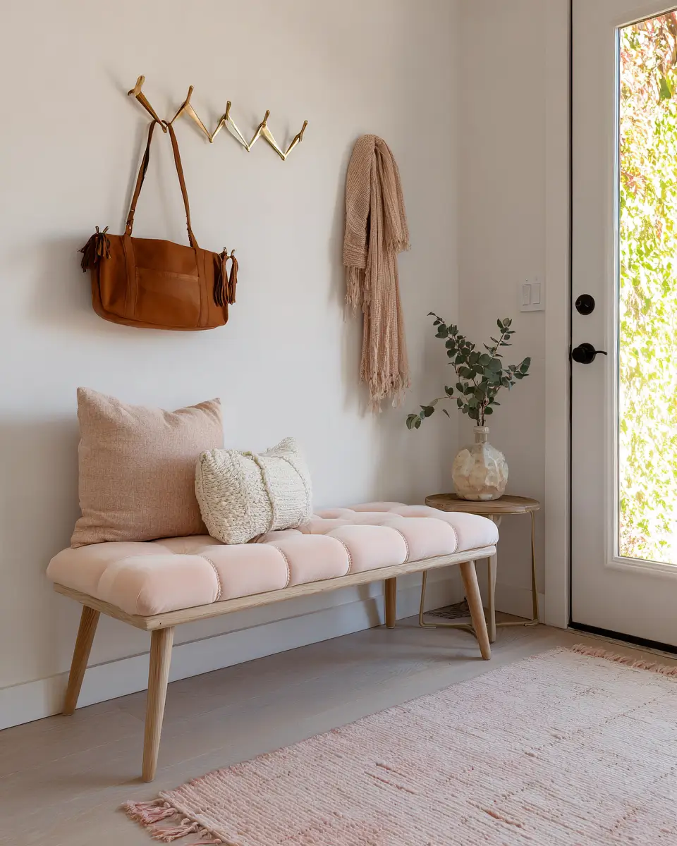 Blush Pink Minimalist Entryway Decor Ideas